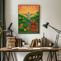 Discover the Heart of South America Poster