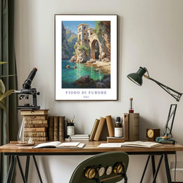 Furore Fjord Scenic Travel Poster PosterGoat