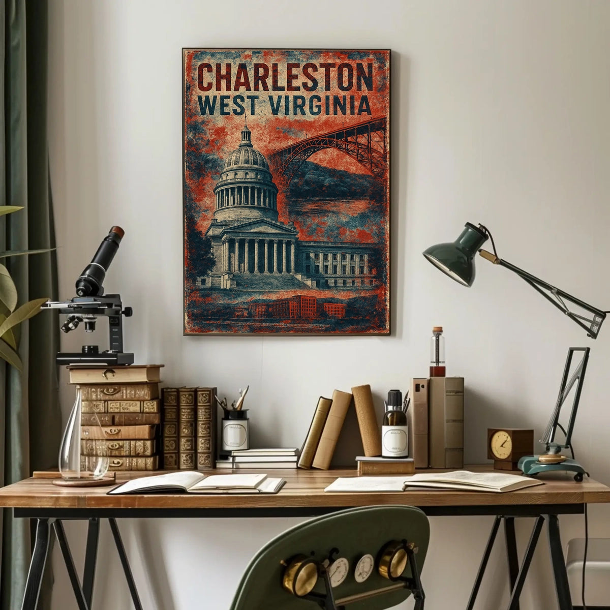 Charleston, West Virginia Poster