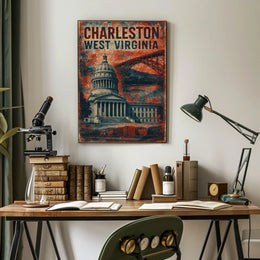 Charleston, West Virginia Poster