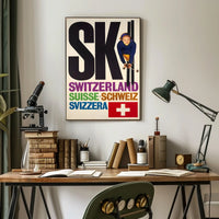 Ski Switzerland Poster