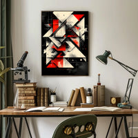 Geometric Abstraction Abstract Poster