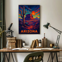 Arizona Desert Landscape Poster