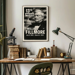 Millard Fillmore 13th President of the United States Digital Montaje Poster