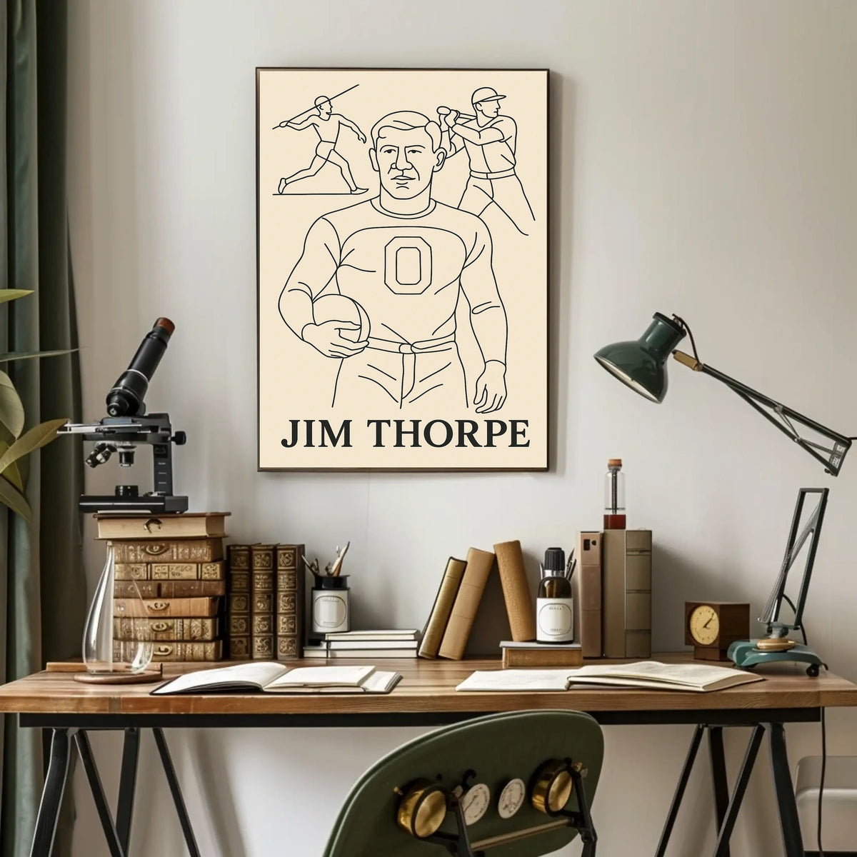 Jim Thorpe Tribute Poster