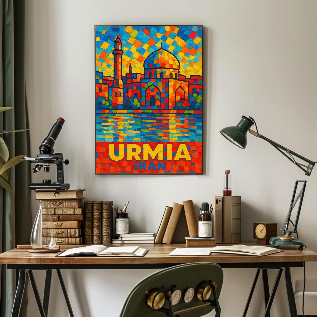 Urmia, Iran A Vibrant Mosaic Poster