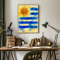Sun Stripes Artistic Wanderlust Poster