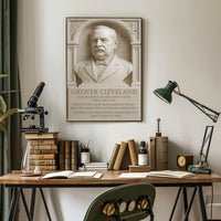 Grover Cleveland 24th President Wall Art Print PosterGoat