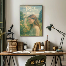 Saint Elizabeth Rose Feast Day Poster