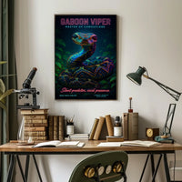 Gaboon Viper Master of Camouflage Poster