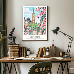 Springtime in London Poster PosterGoat