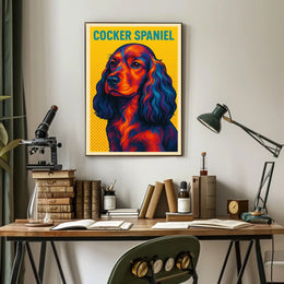 Cocker Spaniel Art Poster