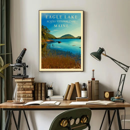 Eagle Lake Scenic View National Park Poster