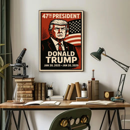 Donald Trump 47th President Poster