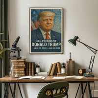 Donald Trump 47th President Poster