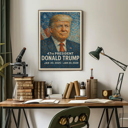 Donald Trump 47th President Poster
