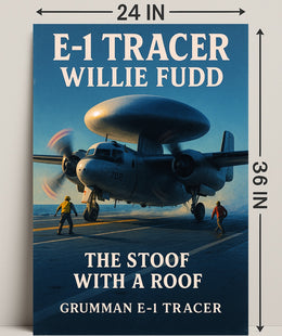 E-1 Tracer The Stoof with a Roof Poster PosterGoat