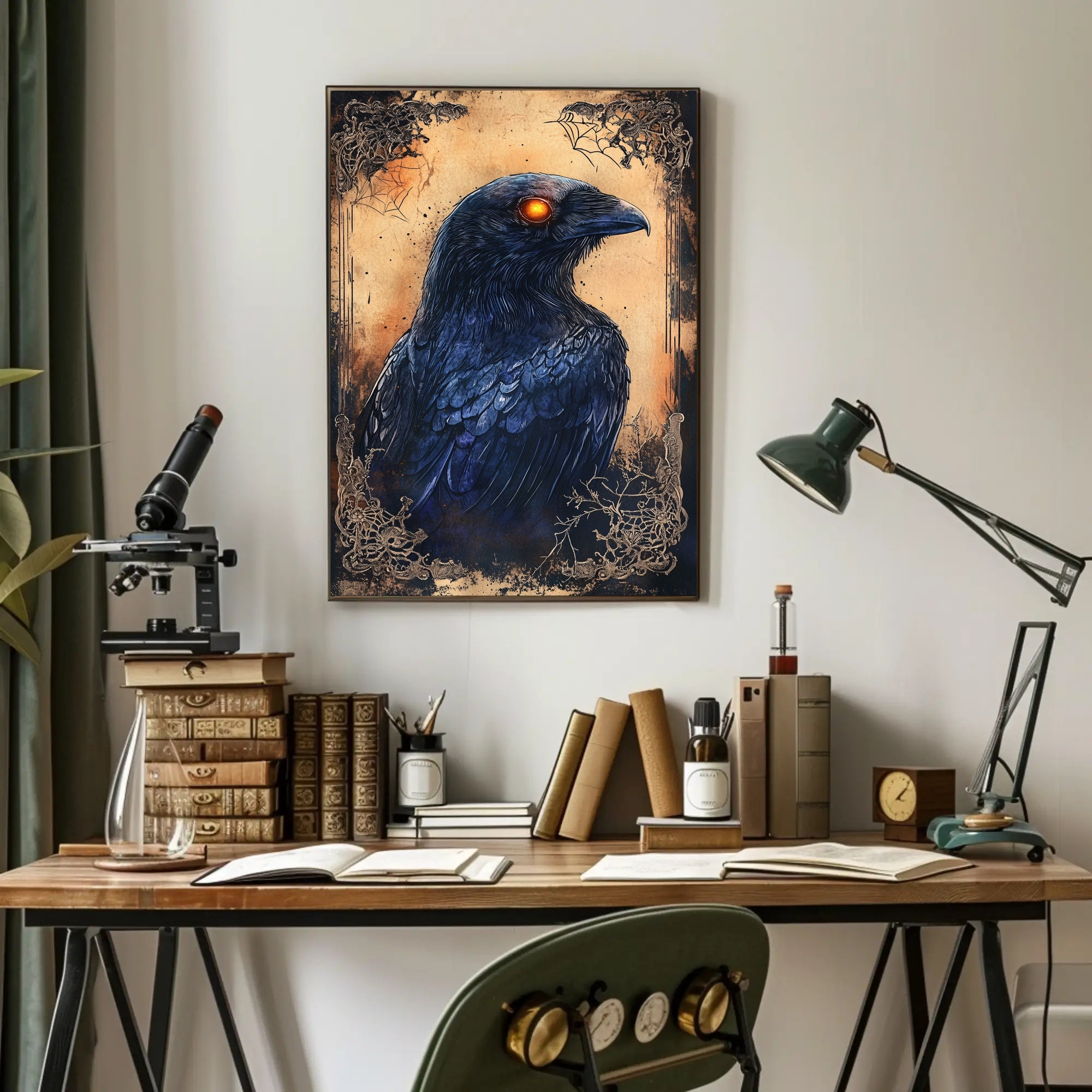 The Enigmatic Raven Poster