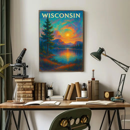 Wisconsin Sunset Poster