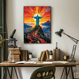 Radiant Christ The Redeemer Poster
