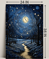 Celestial Nightscape Poster PosterGoat