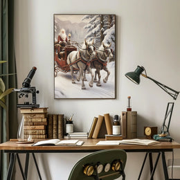 Winter Wonderland Sleigh Ride Poster