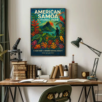 American Samoa Paradise National Park Poster