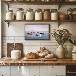 Serene Harbor Poster