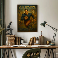 Celebrating Jim Thorpe A Legendary Athlete Jim Thorpe Poster