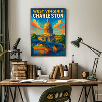 Charleston, West Virginia Poster
