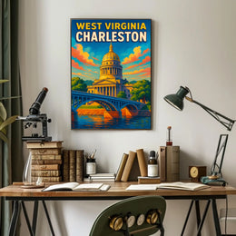 Charleston, West Virginia Poster