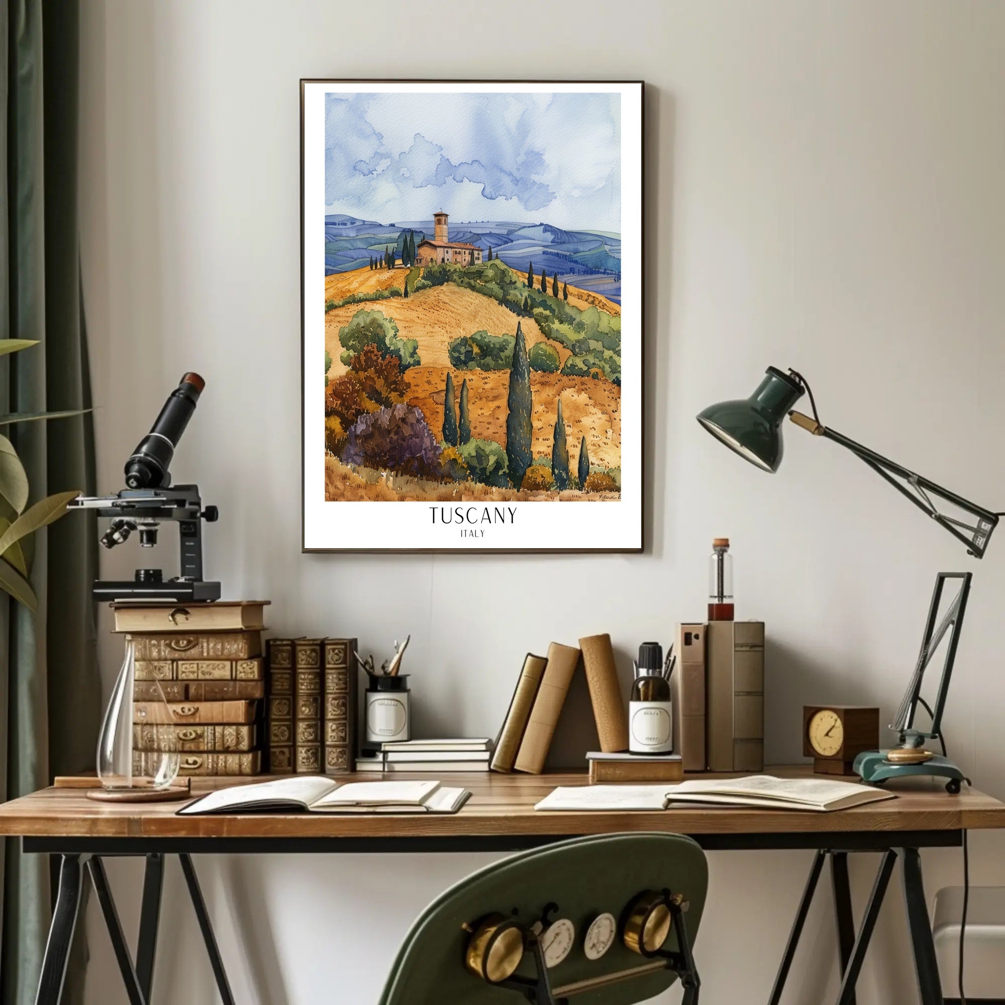 Tuscany Landscape Poster PosterGoat