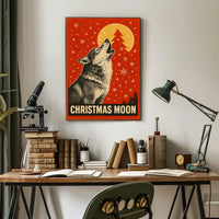 Christmas Moon Poster