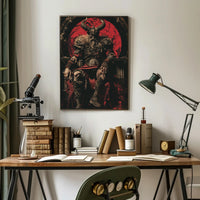 The Dark Warlord Art Print Poster for Home Decor and Wall Art PosterGoat