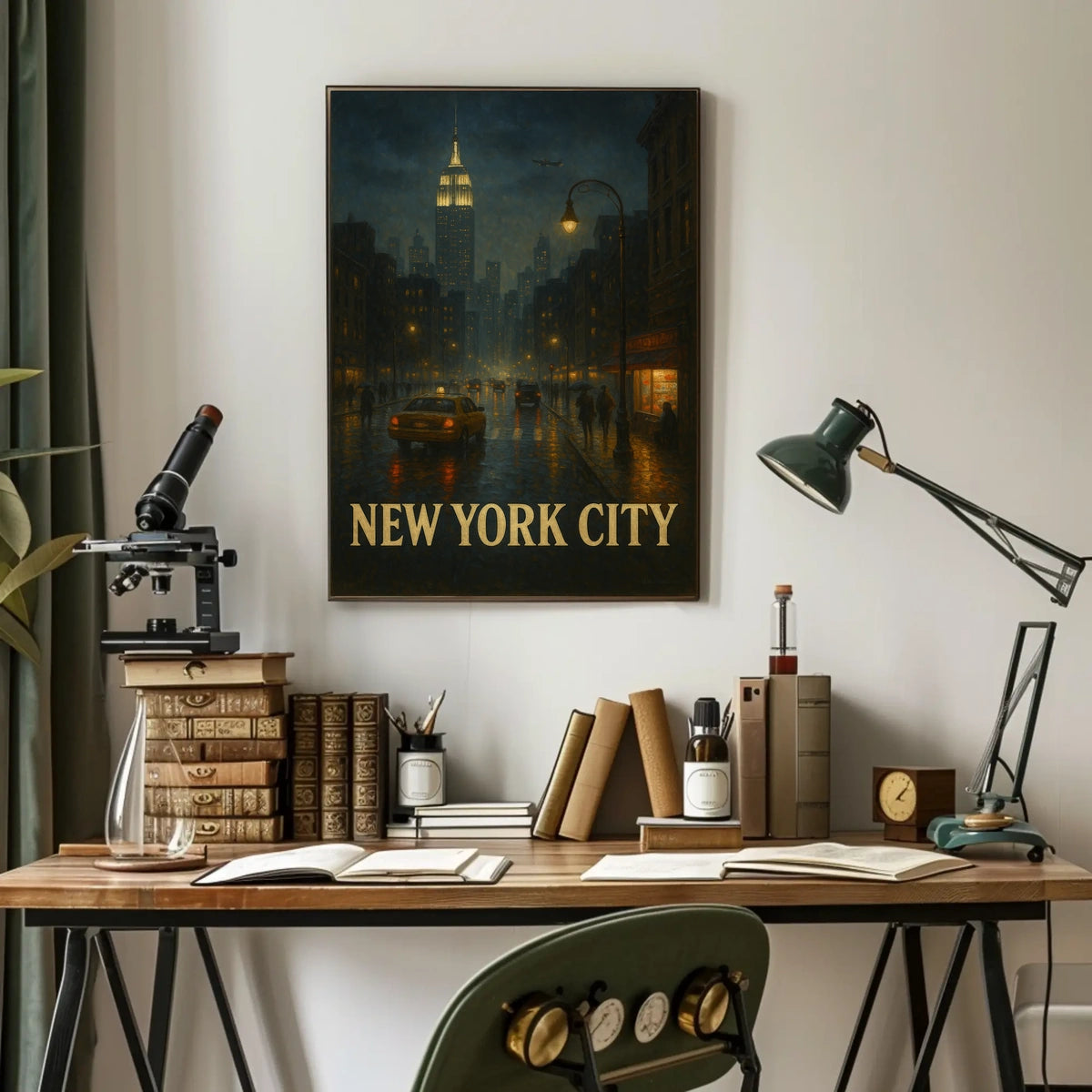 New York City Nightscape Poster