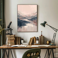 Serene Mountain Landscape Poster