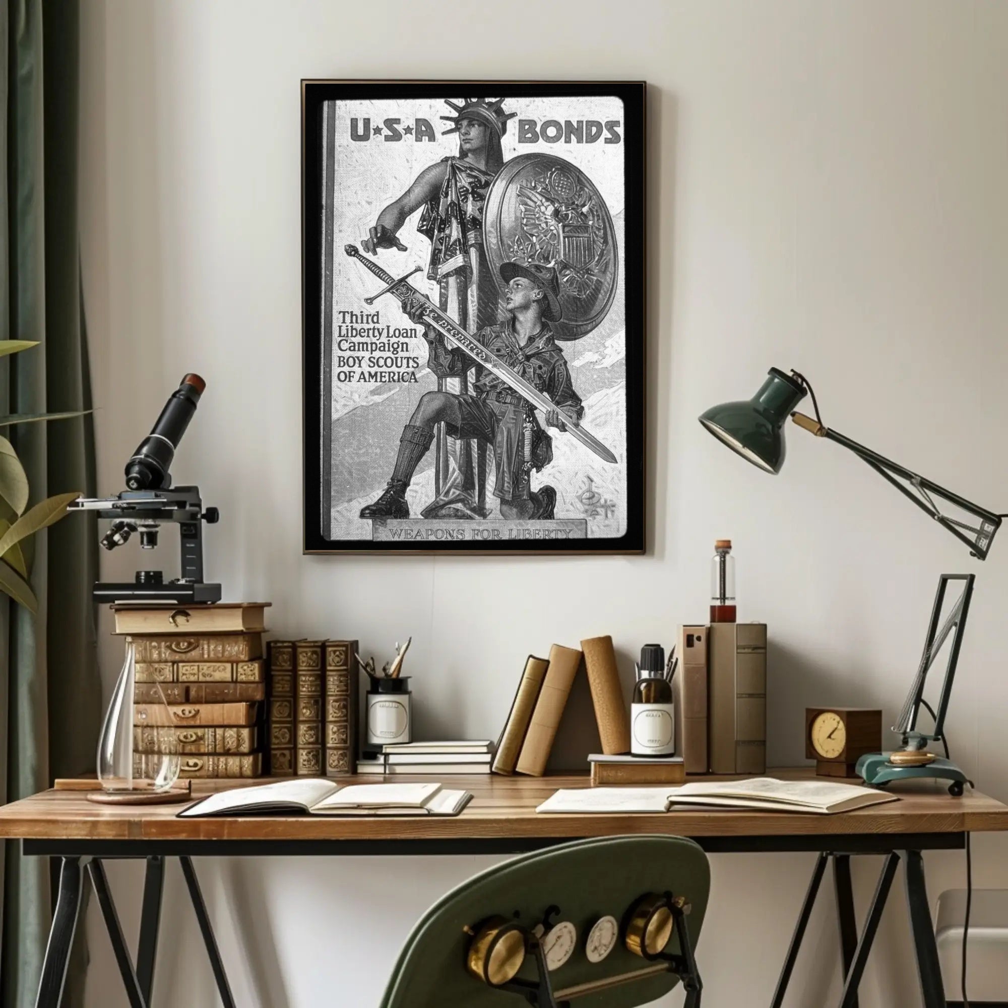 Third Liberty Loan Campaign Poster PosterGoat