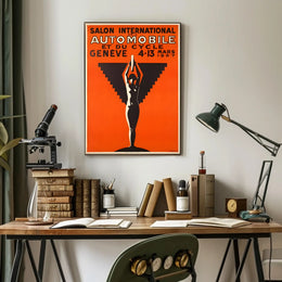 Geneva International Motor and Cycle Show 1927 Poster
