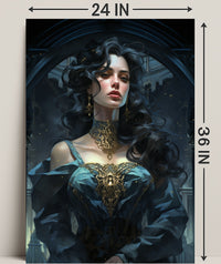 Enigmatic Elegance Poster