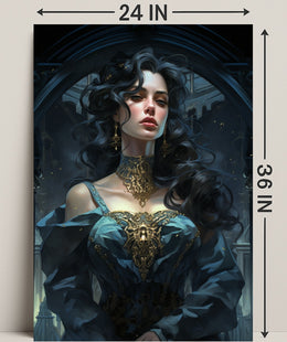 Enigmatic Elegance Poster