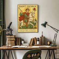 Saint George Patron Saint Poster PosterGoat
