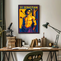 Saint Sebastian Timeless Scenic Portrait Inspired Wanderlust Home Decor Collection Poster