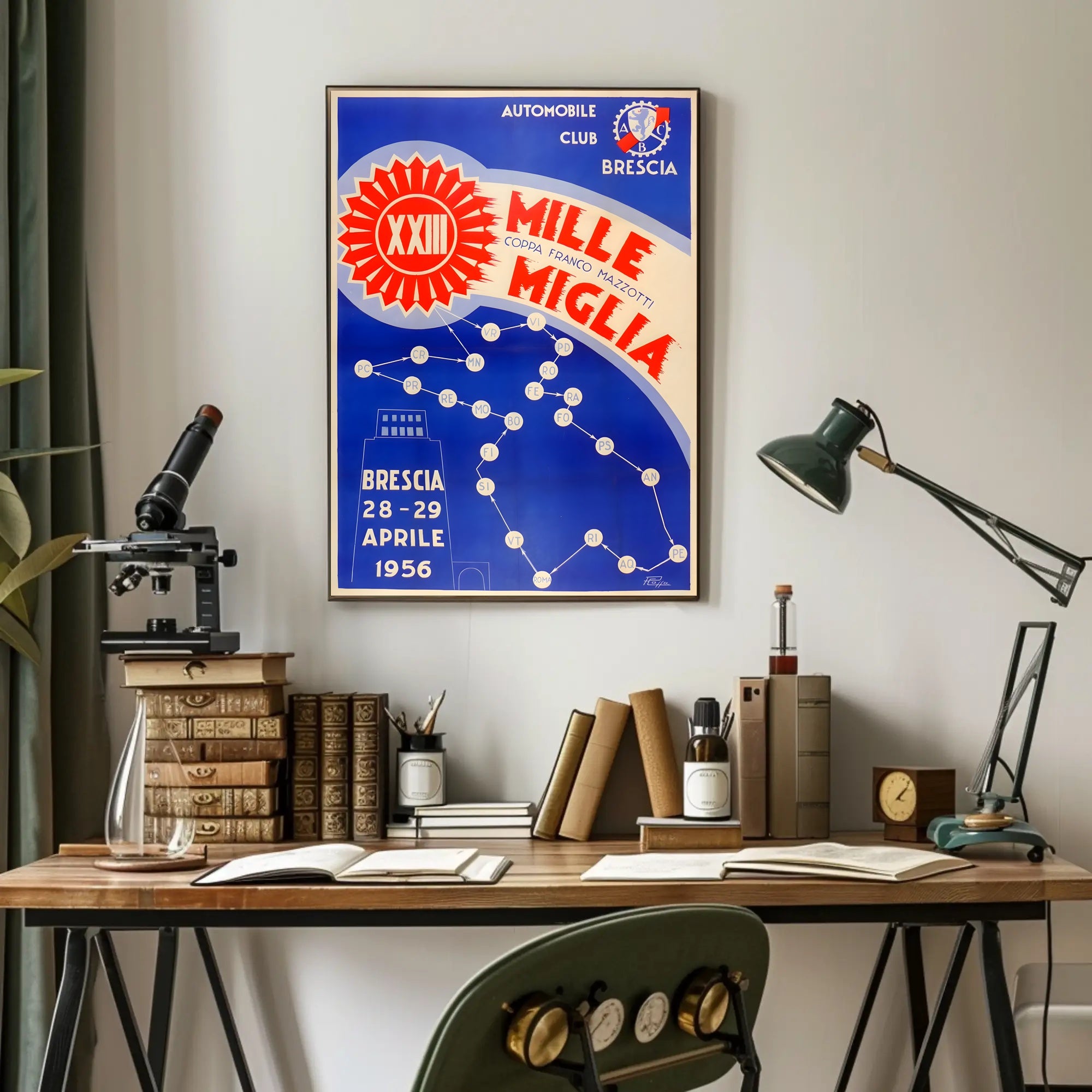 Mille Miglia XXIII Poster