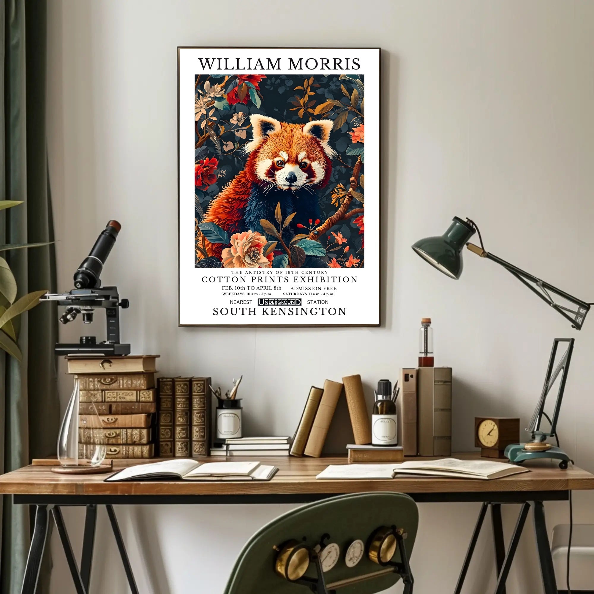 William Morris Vintage Art Exhibition Cultural or Heritage Poster