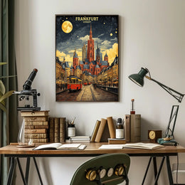Frankfurt by Night Poster