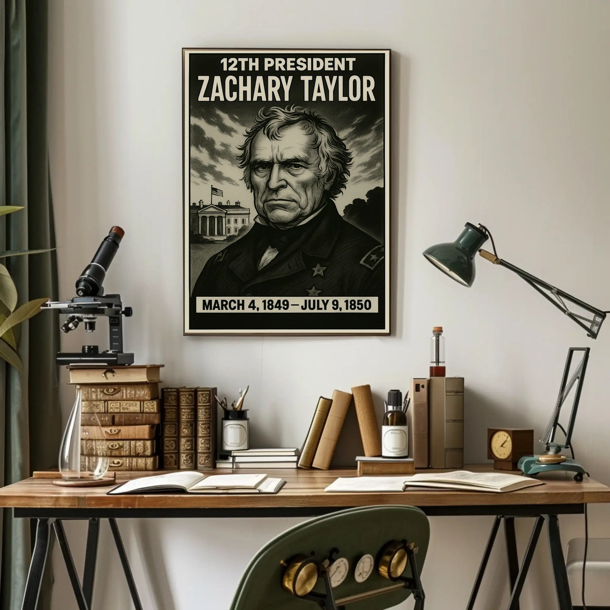 Zachary Taylor 12Th President Poster