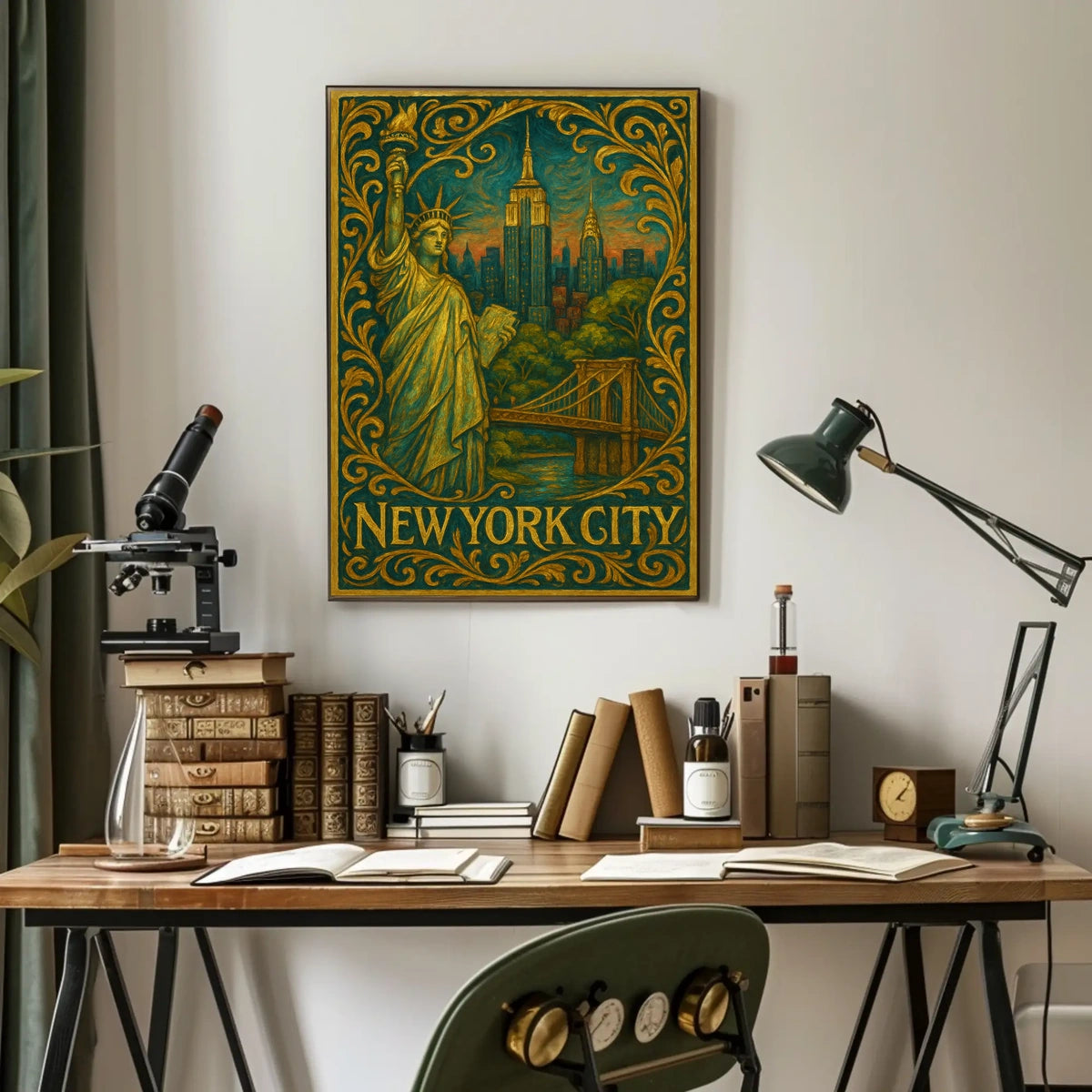 Eclectic Abstract Art Poster for Modern Spaces