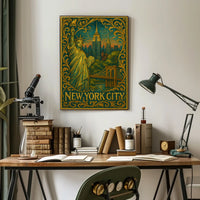 Eclectic Abstract Art Poster for Modern Spaces