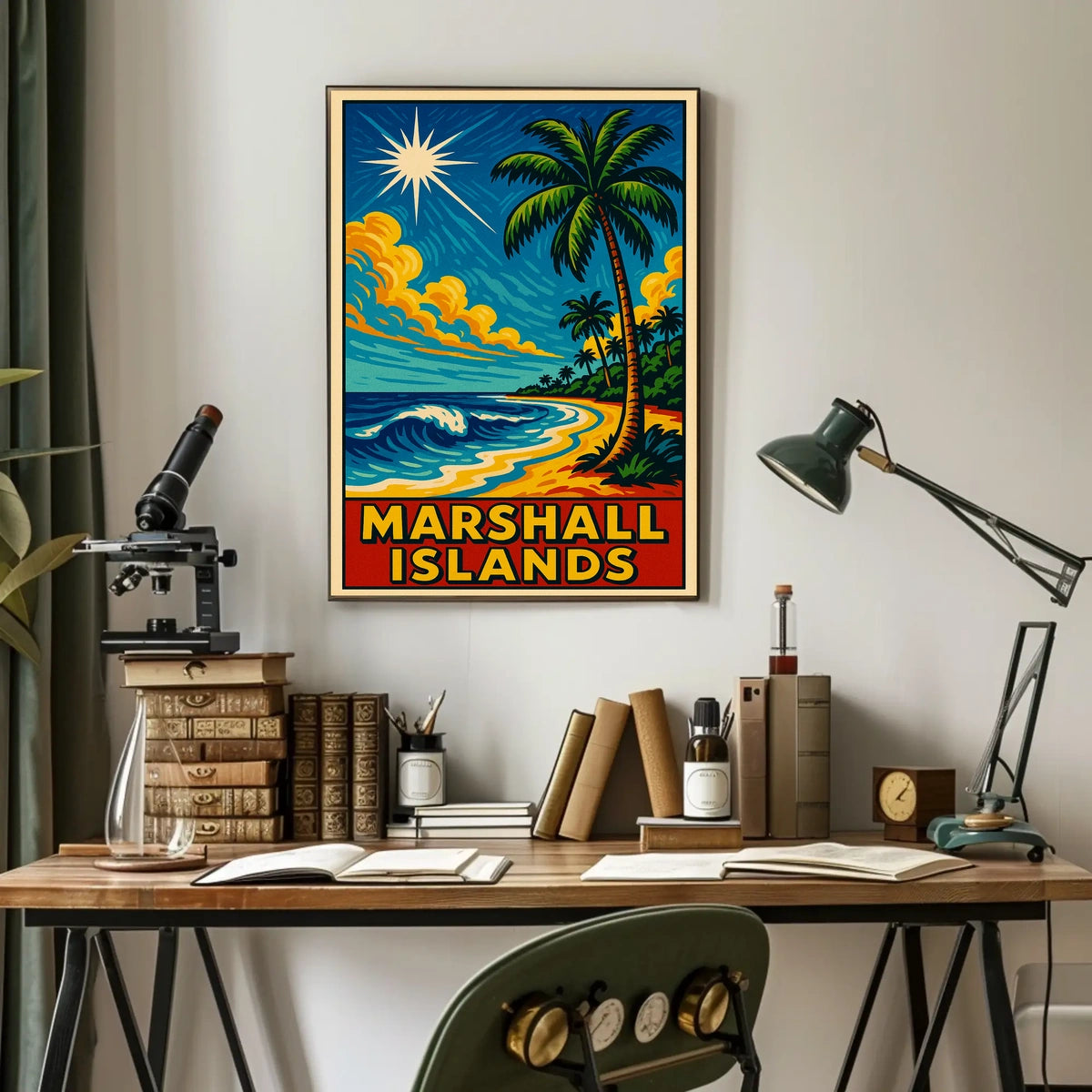 Marshall Islands Paradise Poster