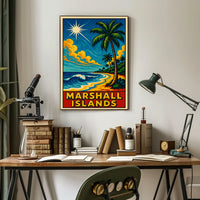 Marshall Islands Paradise Poster